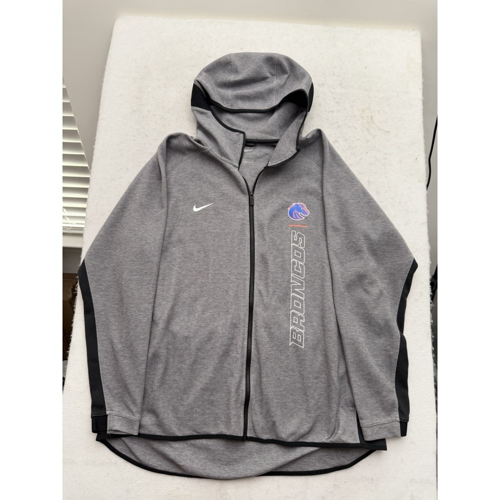 Team Issued Boise State Broncos Football Nike Warm Up Hoodie Mens 2XL RARE